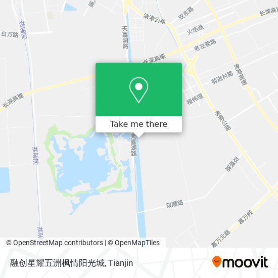 融创星耀五洲枫情阳光城 map