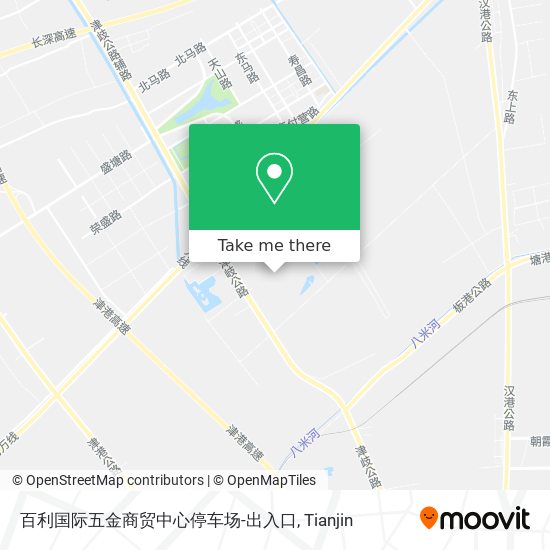 百利国际五金商贸中心停车场-出入口 map