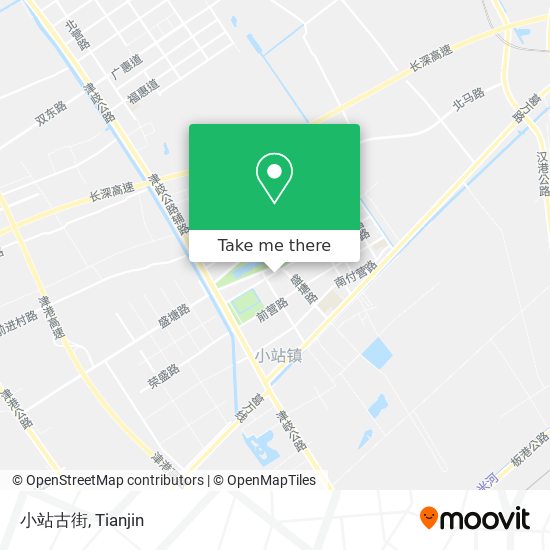 小站古街 map