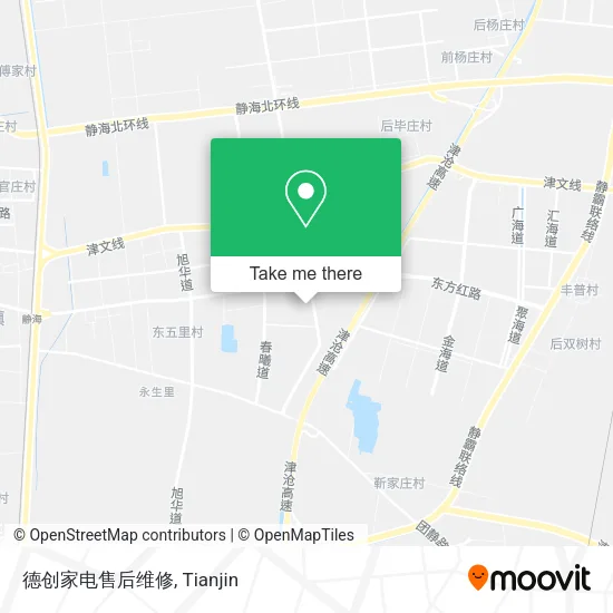 德创家电售后维修 map