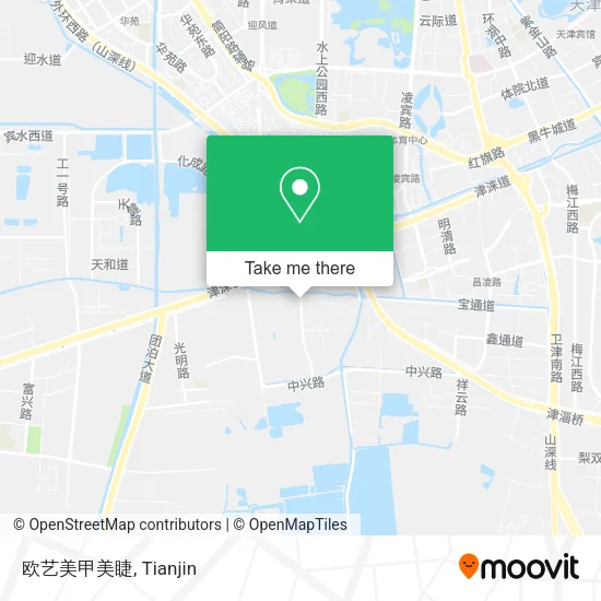 欧艺美甲美睫 map