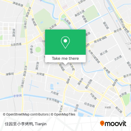 佳园里小李烤鸭 map
