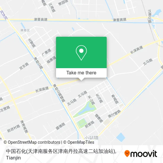 中国石化(天津南服务区津南丹拉高速二站加油站) map