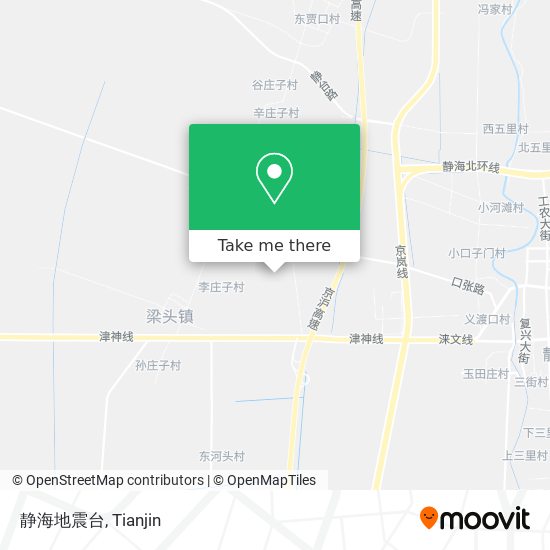 静海地震台 map