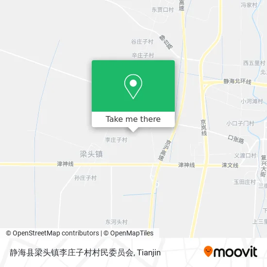 静海县梁头镇李庄子村村民委员会 map