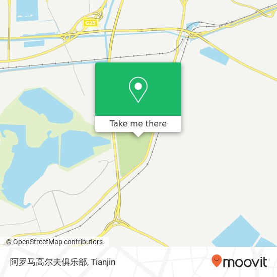 阿罗马高尔夫俱乐部 map