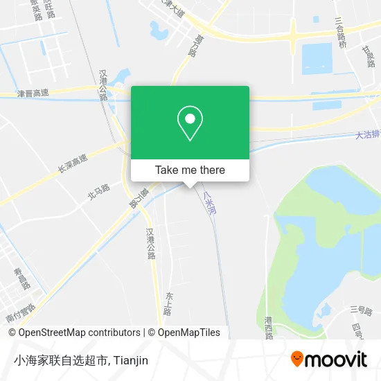小海家联自选超市 map