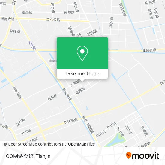 QQ网络会馆 map