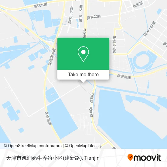 天津市凯润奶牛养殖小区(建新路) map