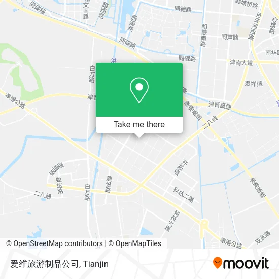 爱维旅游制品公司 map