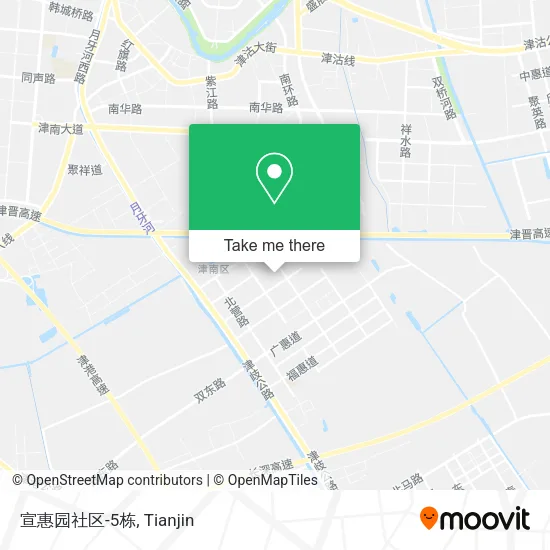 宣惠园社区-5栋 map