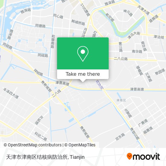 天津市津南区结核病防治所 map