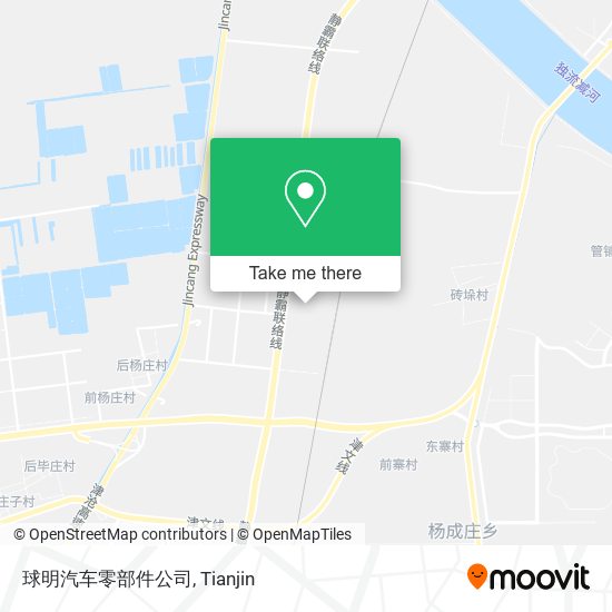 球明汽车零部件公司 map