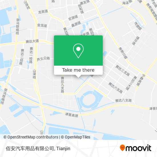 佰安汽车用品有限公司 map