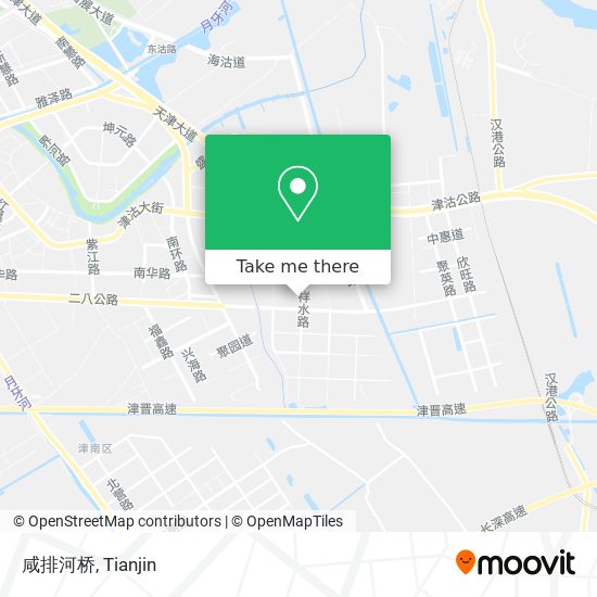 咸排河桥 map