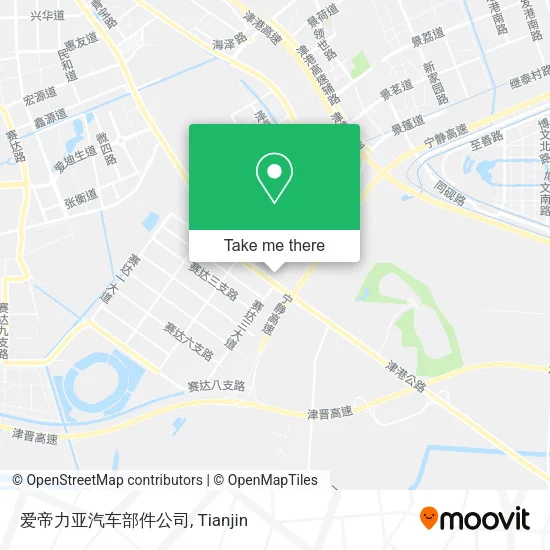 爱帝力亚汽车部件公司 map