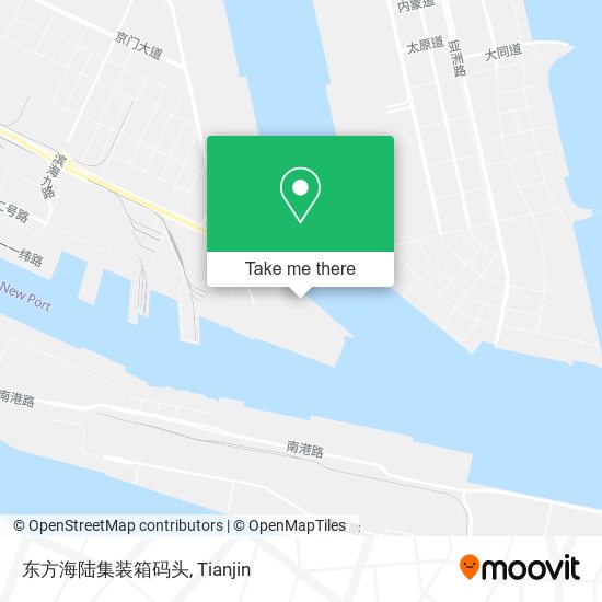 东方海陆集装箱码头 map