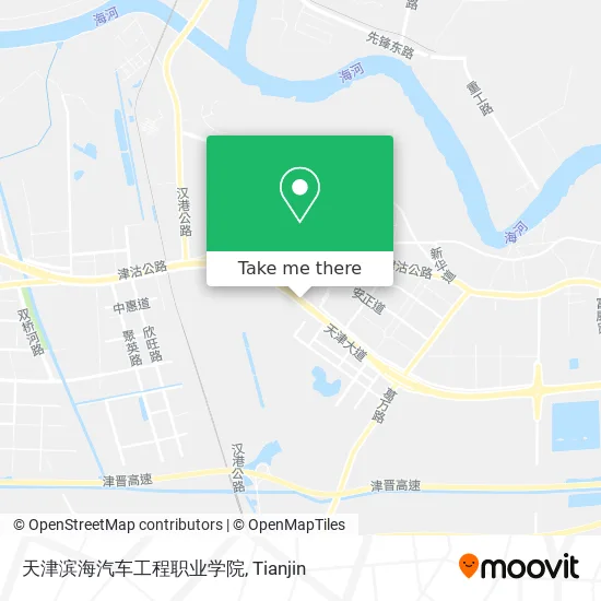 天津滨海汽车工程职业学院 map