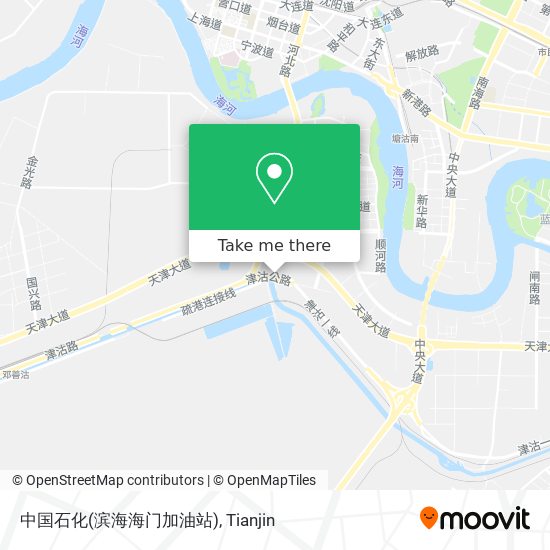 中国石化(滨海海门加油站) map