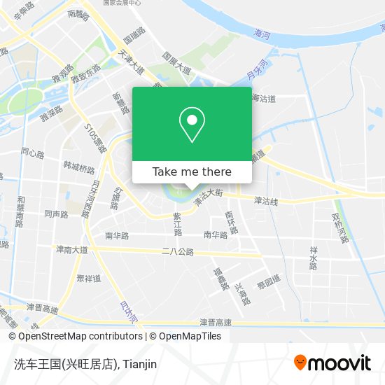 洗车王国(兴旺居店) map