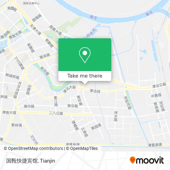 国甄快捷宾馆 map