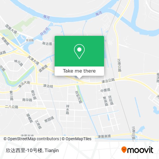 欣达西里-10号楼 map