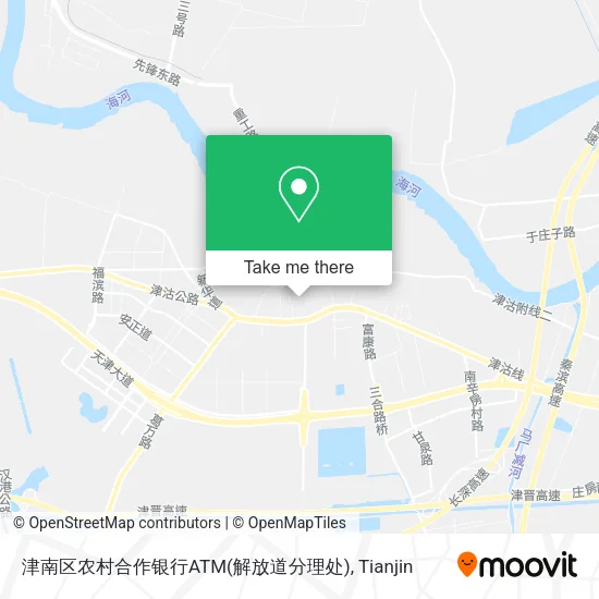 津南区农村合作银行ATM(解放道分理处) map