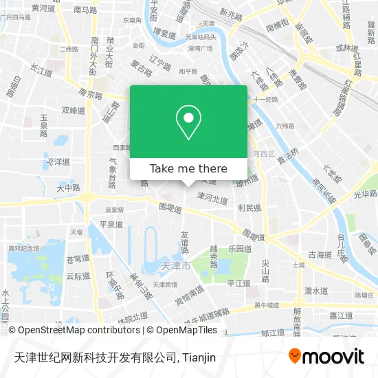 天津世纪网新科技开发有限公司 map