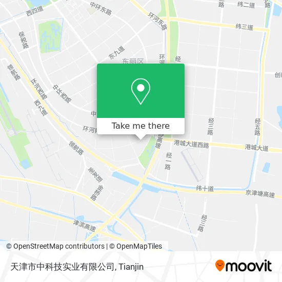天津市中科技实业有限公司 map