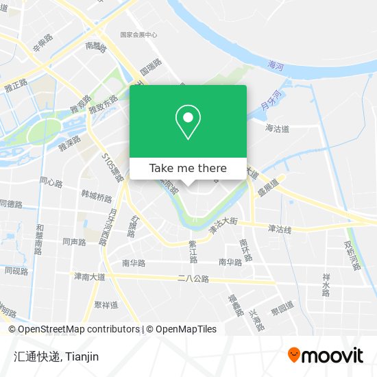 汇通快递 map