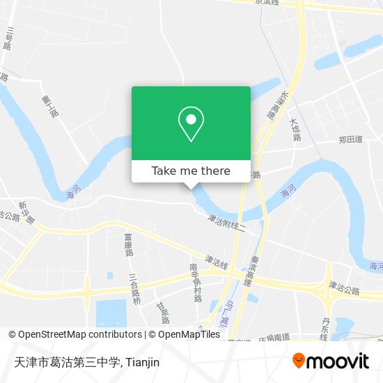 天津市葛沽第三中学 map