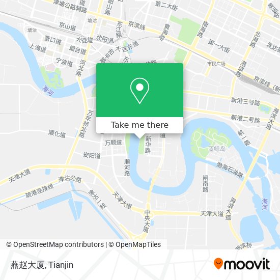 燕赵大厦 map