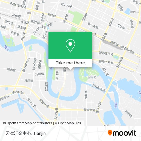 天津汇金中心 map