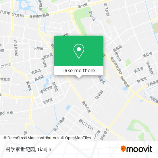 科学家世纪园 map