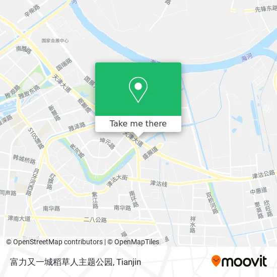 富力又一城稻草人主题公园 map