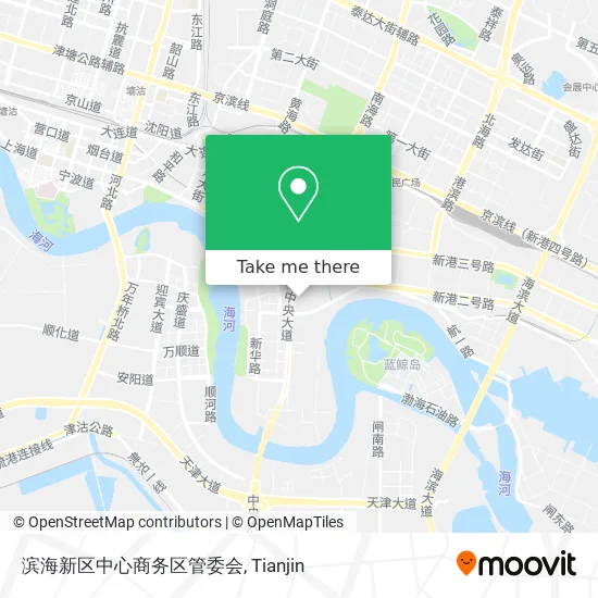 滨海新区中心商务区管委会 map