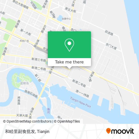 和睦里副食批发 map