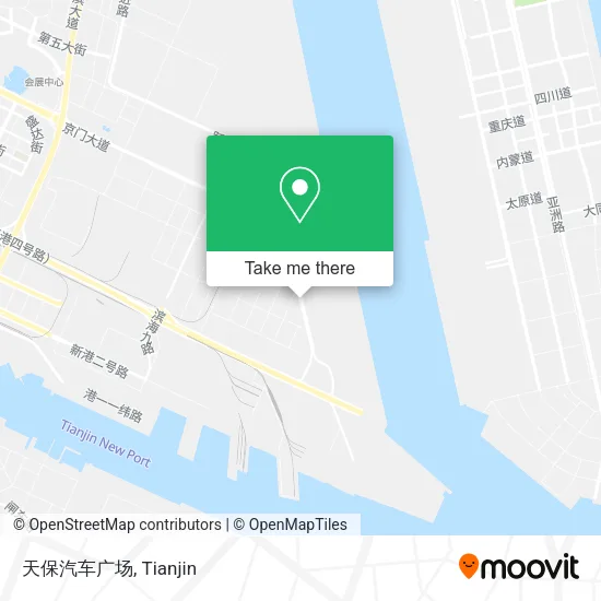 天保汽车广场 map