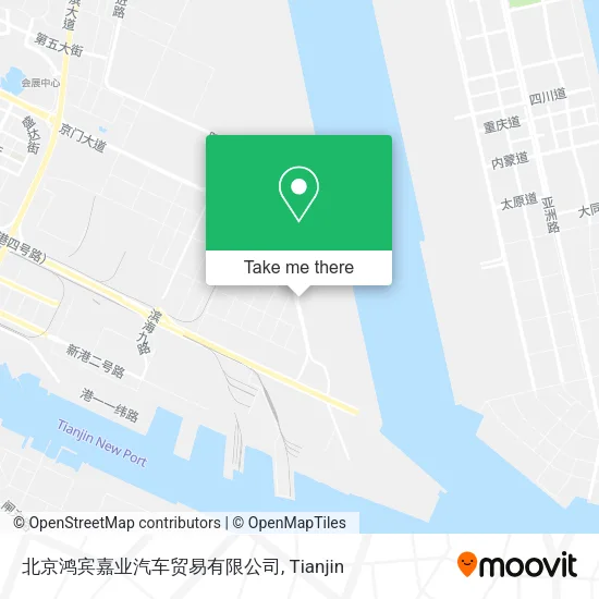 北京鸿宾嘉业汽车贸易有限公司 map