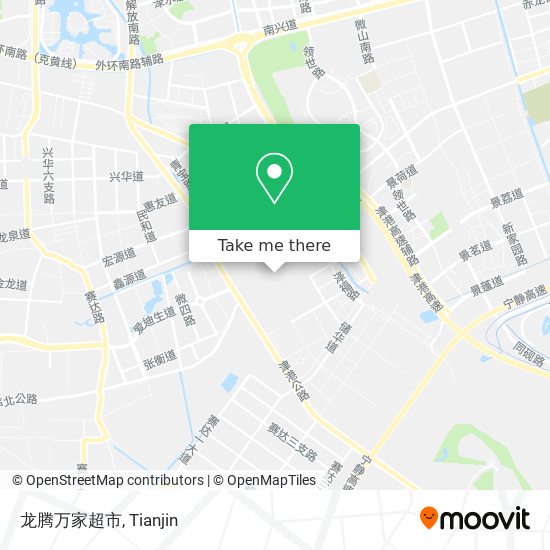 龙腾万家超市 map