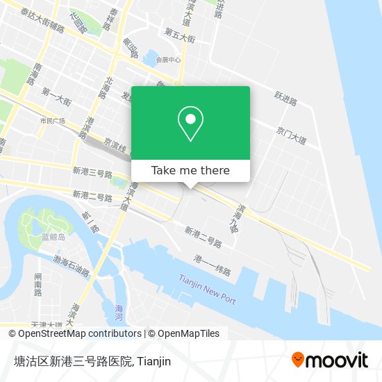 塘沽区新港三号路医院 map