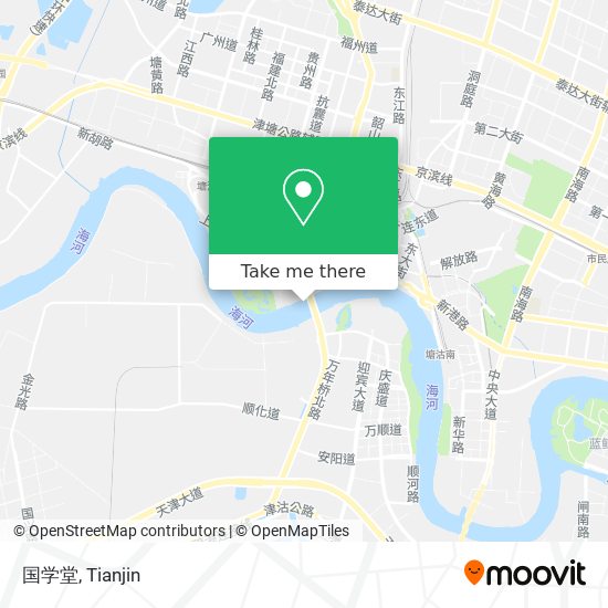 国学堂 map