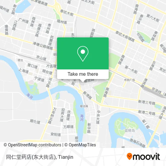 同仁堂药店(东大街店) map