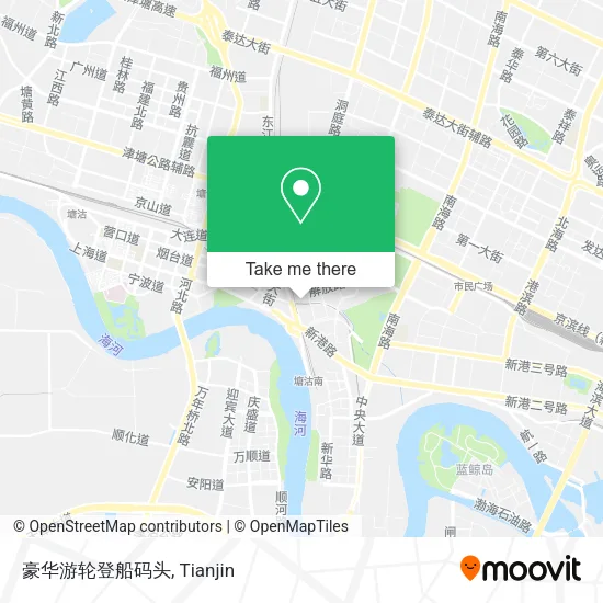 豪华游轮登船码头 map