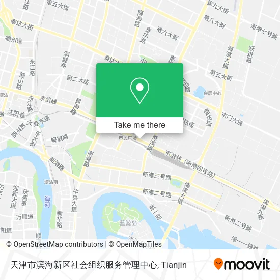 天津市滨海新区社会组织服务管理中心 map