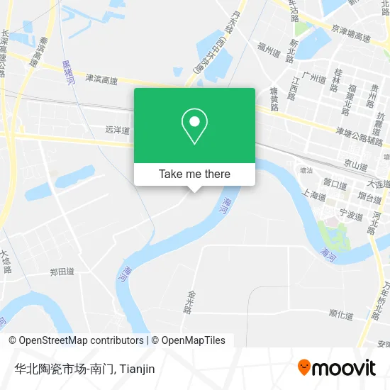 华北陶瓷市场-南门 map