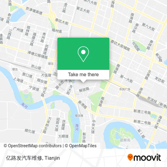 亿路发汽车维修 map