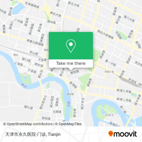 天津市永久医院-门诊 map