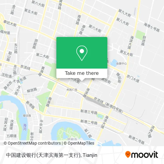 中国建设银行(天津滨海第一支行) map