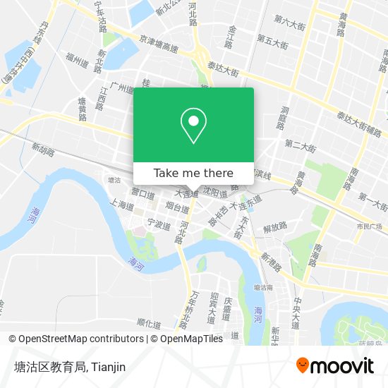 塘沽区教育局 map